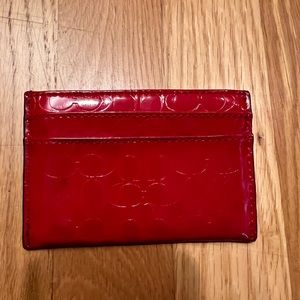 Coach card case